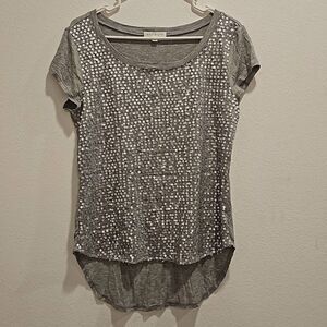 Socialite sparkly shirt. Size M